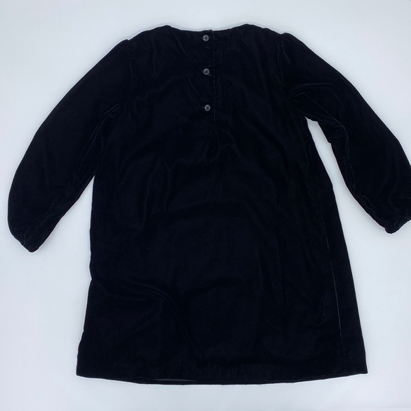 Gap Black Velvet Dress Girls Size 5 - Picture 2 of 9